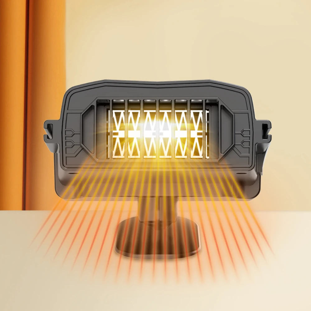 Новое поступление мощный портативный Электрический вентилятор для подогрева лобового стекла