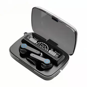 M19 black Wireless earphones with digital display   Wireless earphones  earphone wireless
