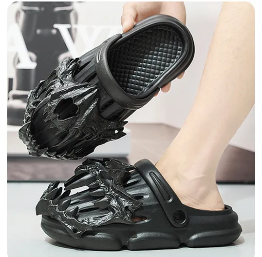 Zuecos Hombre Verano Sandalias De Punta Abierta Para Hombre