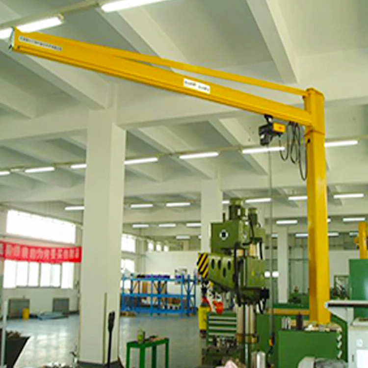 BZ Model Floor Mounted Column Electric Hoist Small Jib Crane 1 Ton