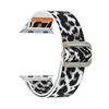Estampado de leopardo blanco