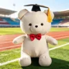 25cm cap red bow tie bear, pen