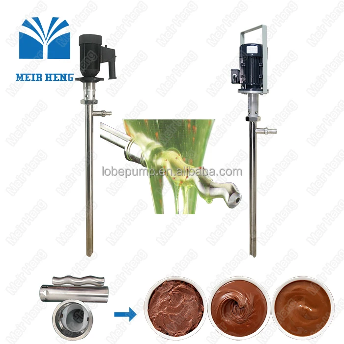 HS 50HZ 60HZ Strong high viscosity electric barrel screw drum pump for