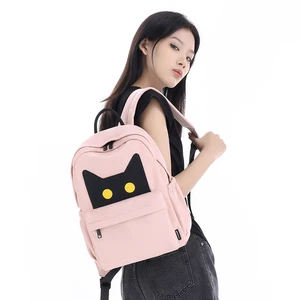 NOXXON 2026 Women's New Fashion for Pink Cat Design Backpack Lightweight Waterproof Niche Travel Bag School Lady Girls Backpacks