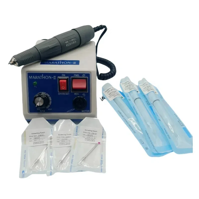 FUE Hair Transplantation and Extraction Machine Desktop Pedal Controlled Grinding Micro Motor