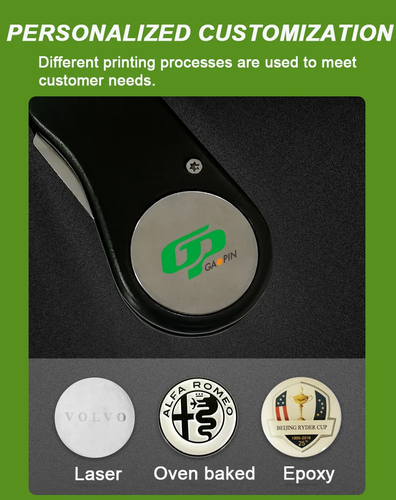 Wholesale Foldable Golf Divot Tool With Ball Marker Custom