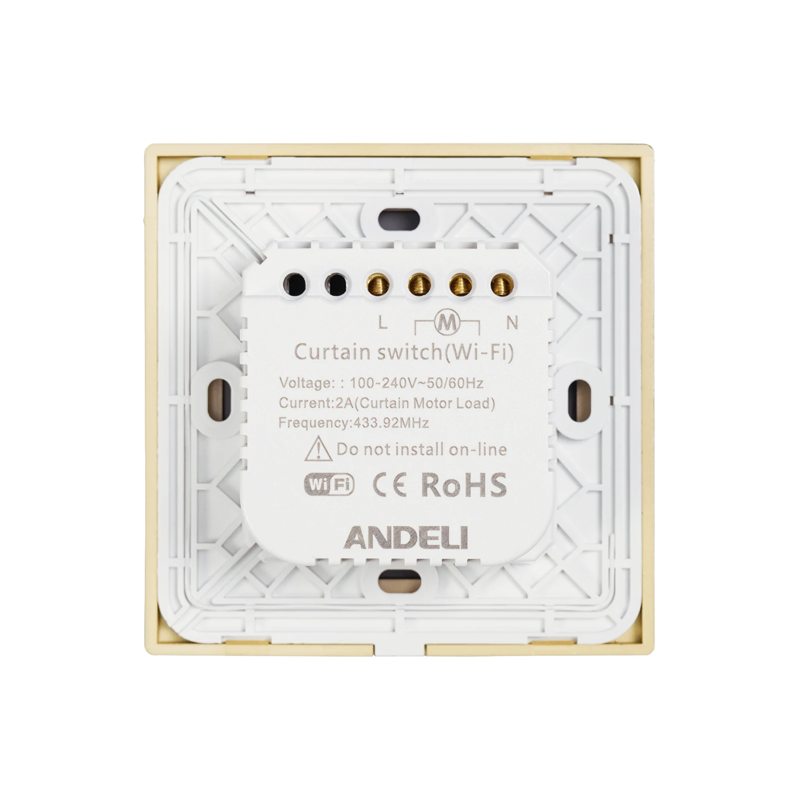 WiFi Smart 86 86 Panel táctil Tuya Smart Life App Control funciona