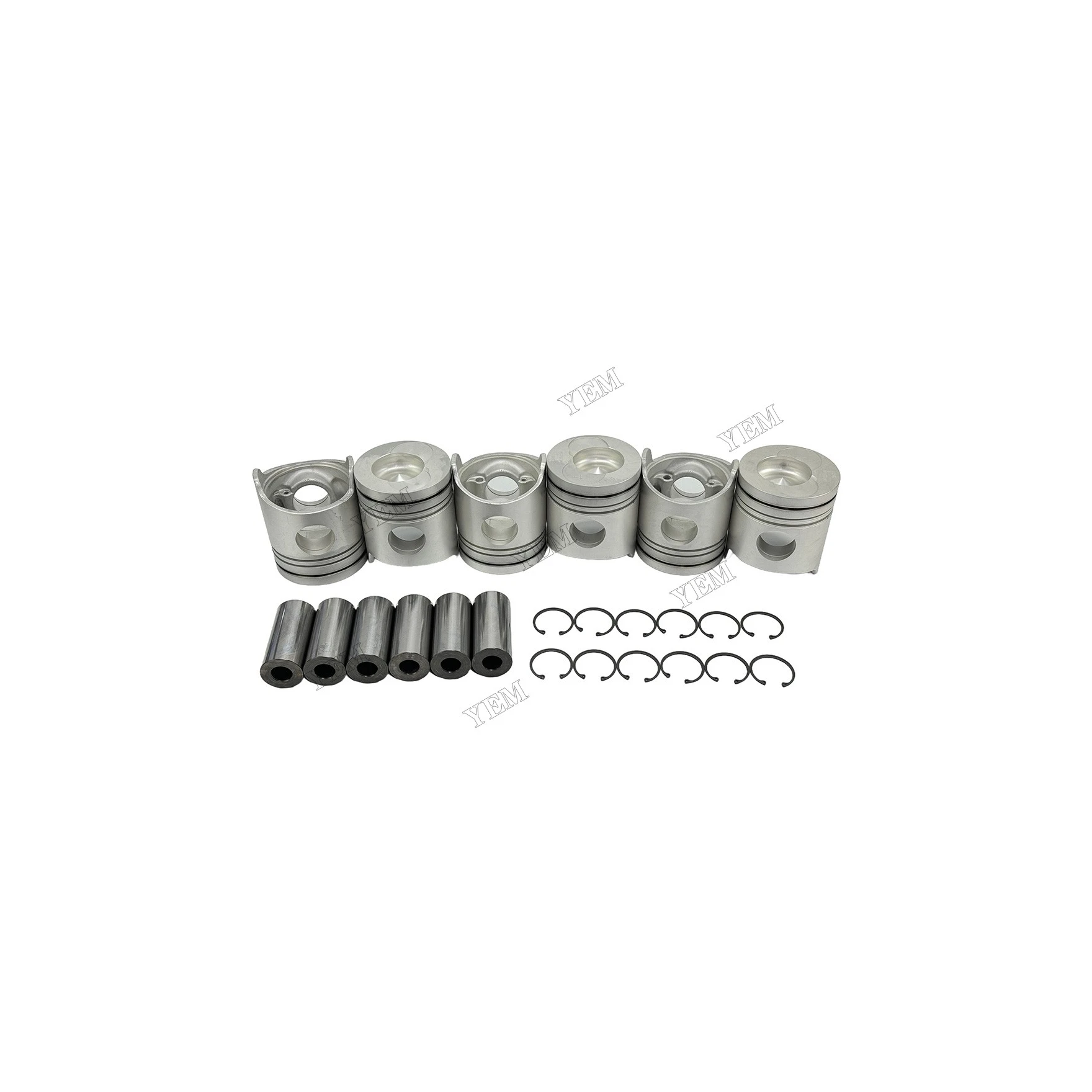 ME158096 Piston With Pin Circlip for Mitsubishi 6D24s Heavy Equipment Engine Parts