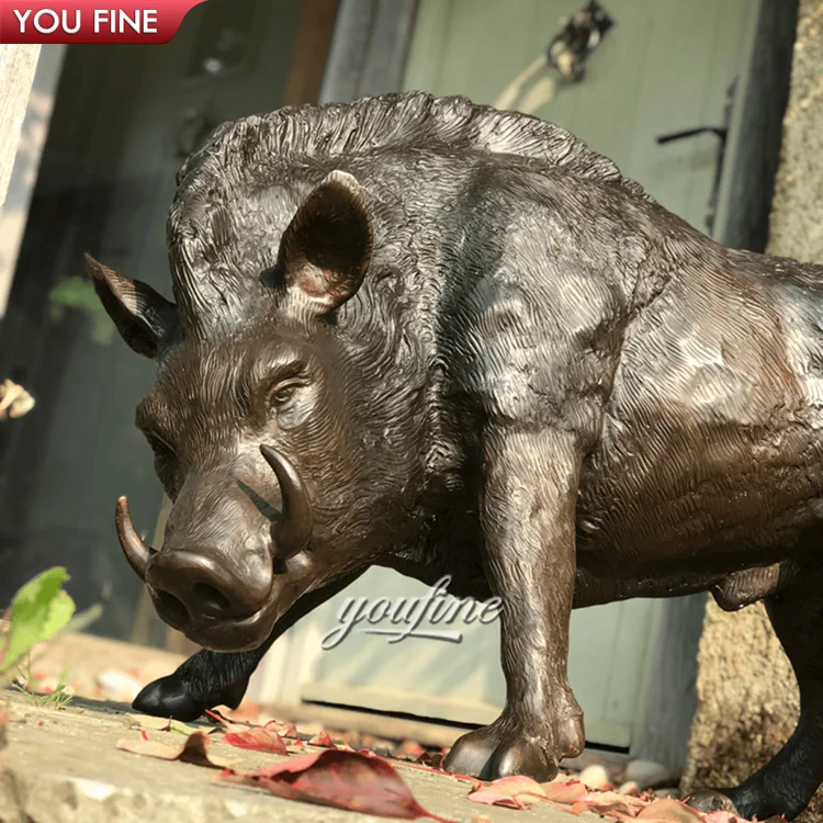 ブロンズ製 イノシシ像 Amazon.co.jp: 津田永寿『躍進』亥 猪 イノシシ ブロンズ像 銅像
