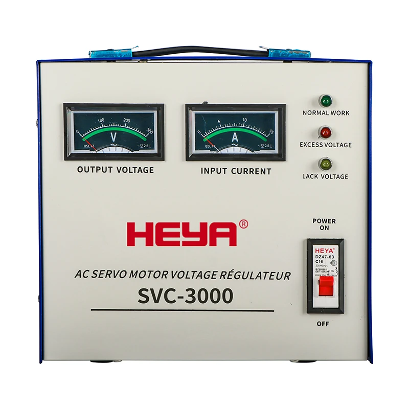 AVR 3KVA Servo SVC Automatic Power Voltage Regulators Stabilizers