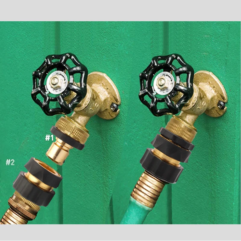 Plastic Connect Pipe Coupling Water Connectors Aluminum Garden Hose Coupler Pvc Fittings Copper Faucet Brass Quick Connector
