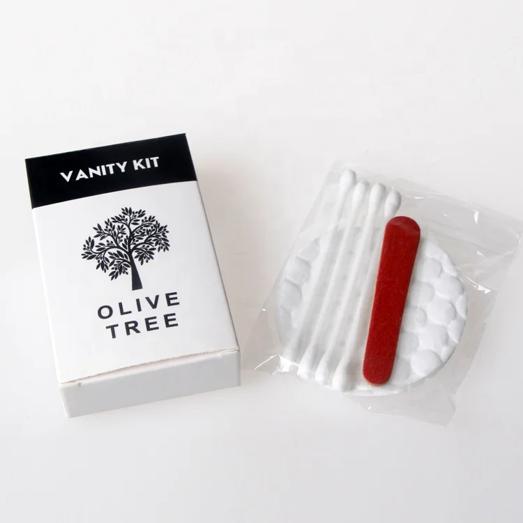 コットンパッド付きホテル使い捨てホテルバニティキット| Alibaba.com