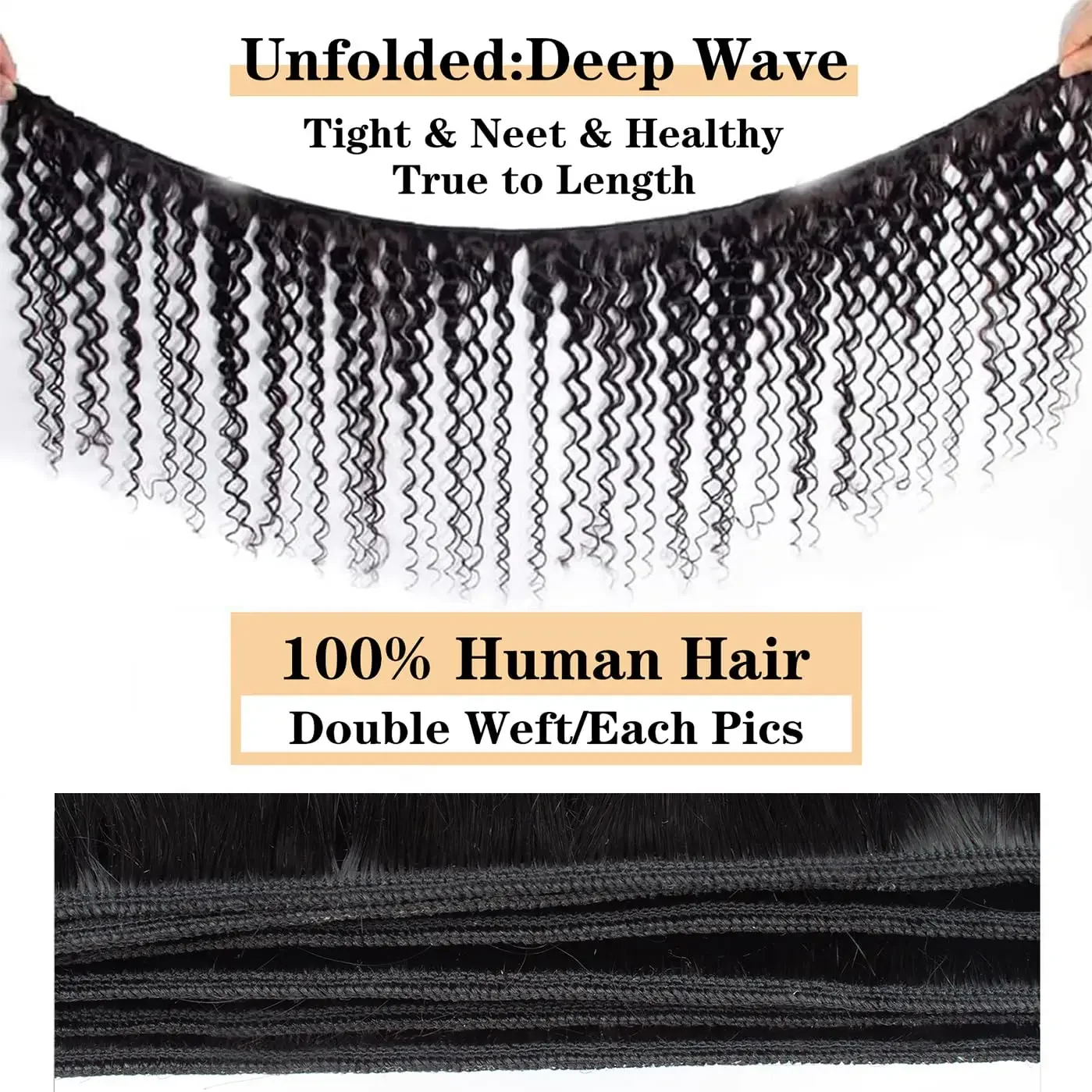 Braziliaanse maagdelijke haar diepe golvende menselijke haar weave extensions natuurlijk zwart_voghion.com