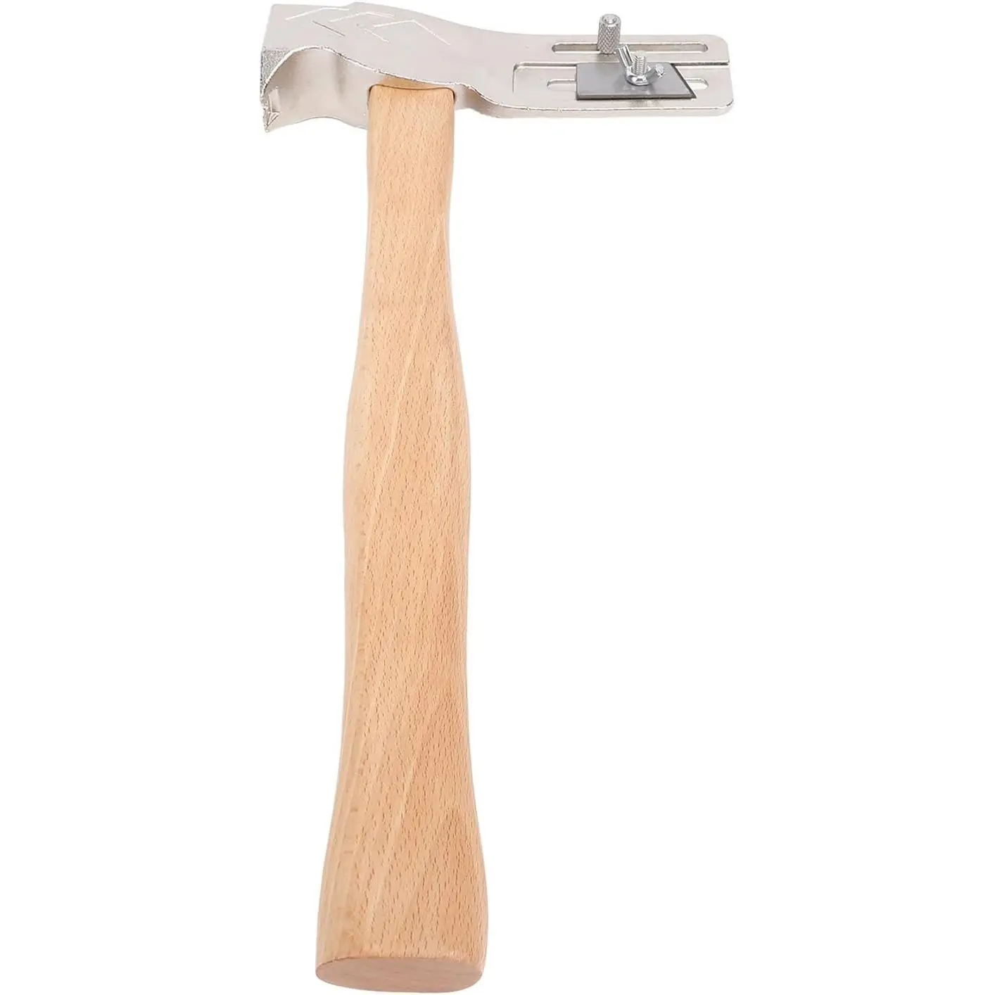 Premium 005 MH 17oz Carbon Steel Shingling Hammer Roofing Hatchet with Magnet & Wooden Handle for Tile Repair - Image 5