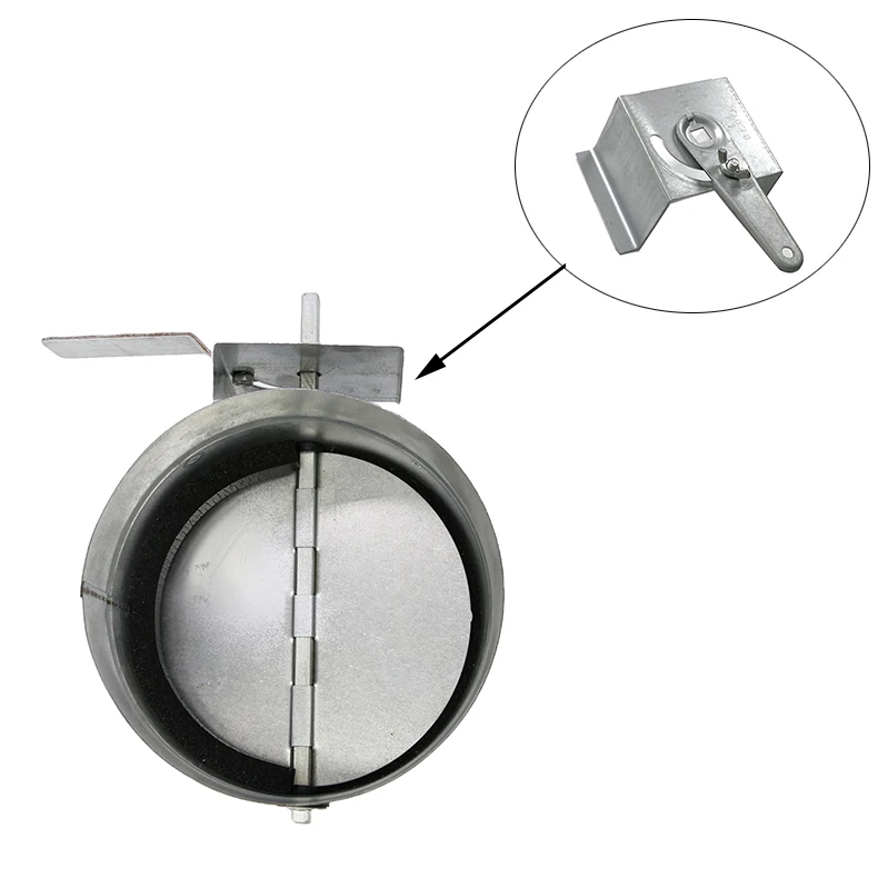 Zinc Plated Steel Round Duct Volume Control Damper Regulator Buy Duct