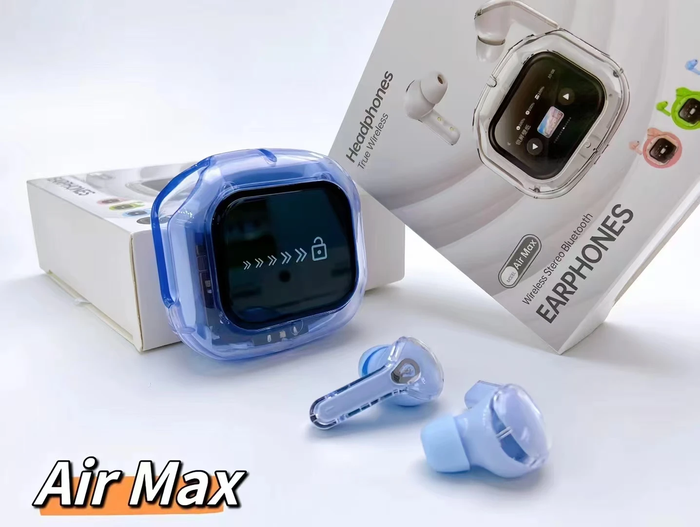 Free Sample NEEXXT AIR MAX True Wireless Earbuds Strong Battery Liferemote Contral Phone Camera Bt Headphones in Ear