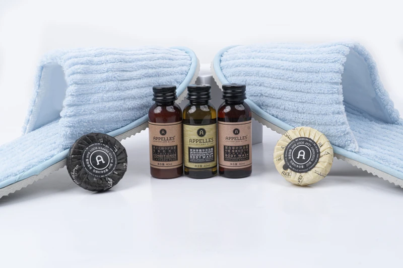 Customized Mini Disposable Amenities Set Bathing Soap Guest Room Hotel