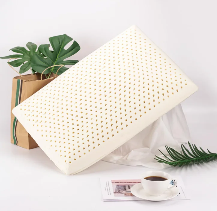 Breathable Super Soft Relieve Pressure Deep Sleep Bread Shaped Neck Natural Talalay Latex Pillow