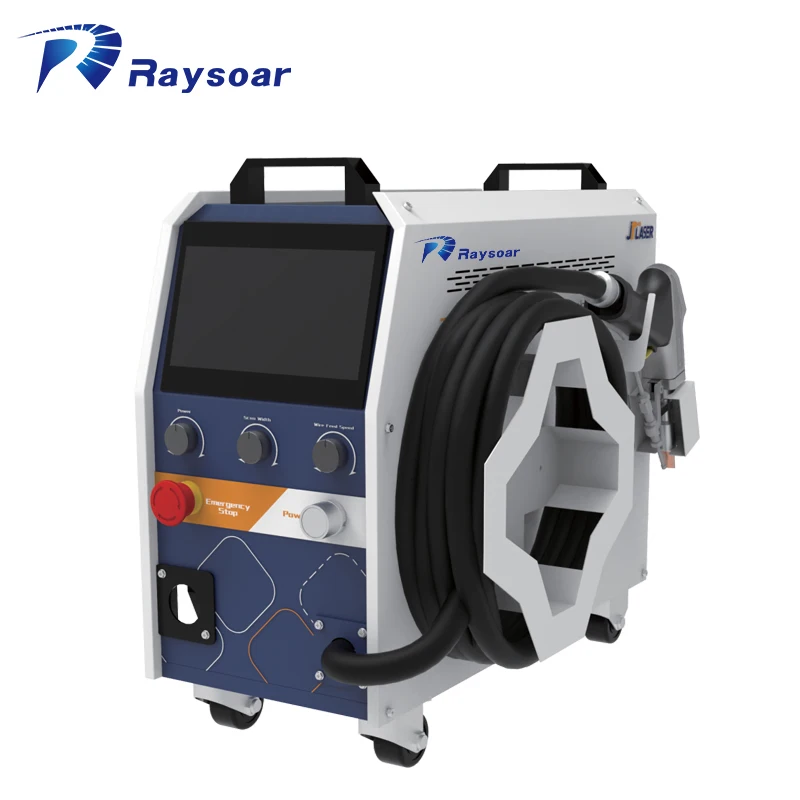 Raysoar 700 W, 900 W, 1200 W, 1500 W og 2000 W luftkølet håndholdt laser-svejse- og rengøringsmaskine