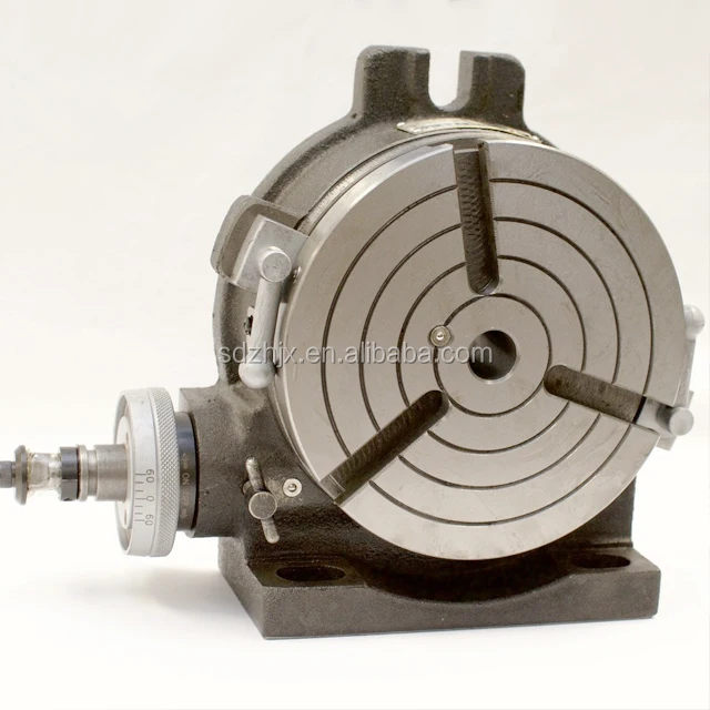 CNC Manual Rotary Table HV4 HV6 HV8 HV10 Milling Indexing Table