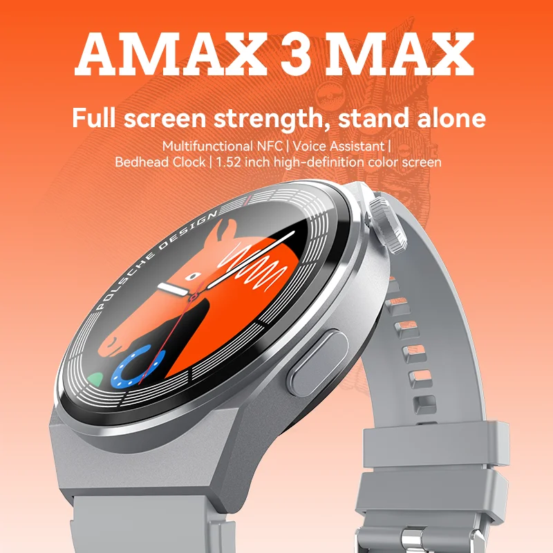 AMAX Ultra AMAX 3 ULTRA MAX AMAX 3 PRO Smartwatch Series 8 9 S9 NFC Smartwatch BT Calls Wireless Charging Reloj Inteligente