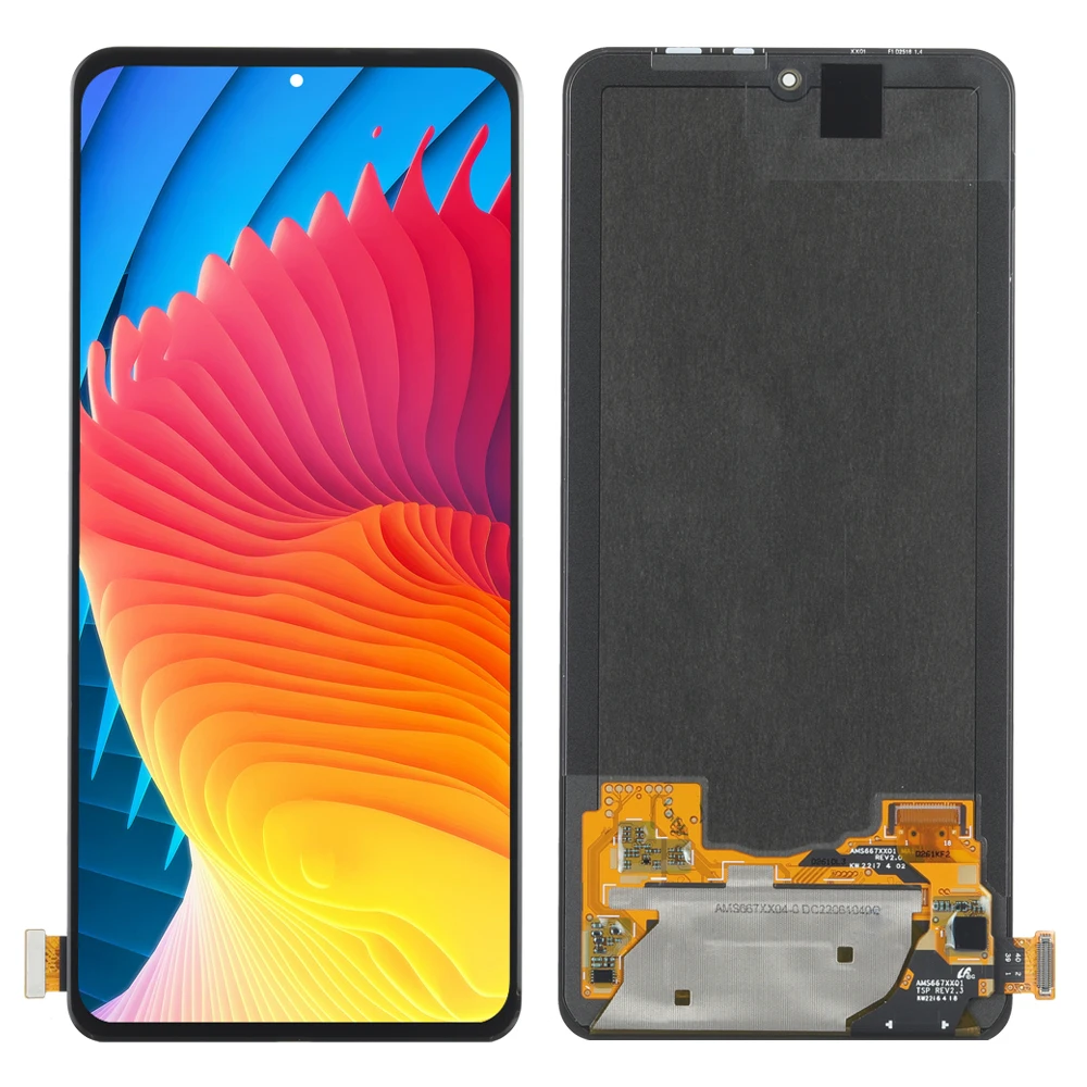 Original Ecran LCD Complet Et Tactile Bronze Satine Avec Chassis Pour Xiaomi Poco X3 Pro 560004j20s00