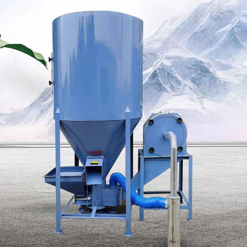 Sh500 Animal Feed/ Chicken Feed Vertical Grinder Mixer Combine Machine