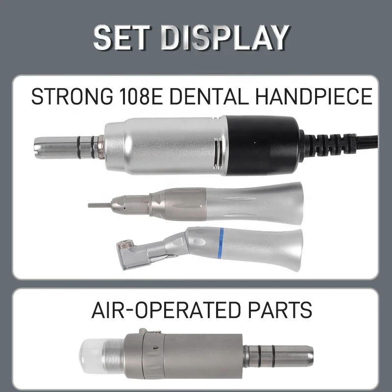 2025 35000rpm dental lab Dental Equipments 108e Handpiece air-operated parts factory