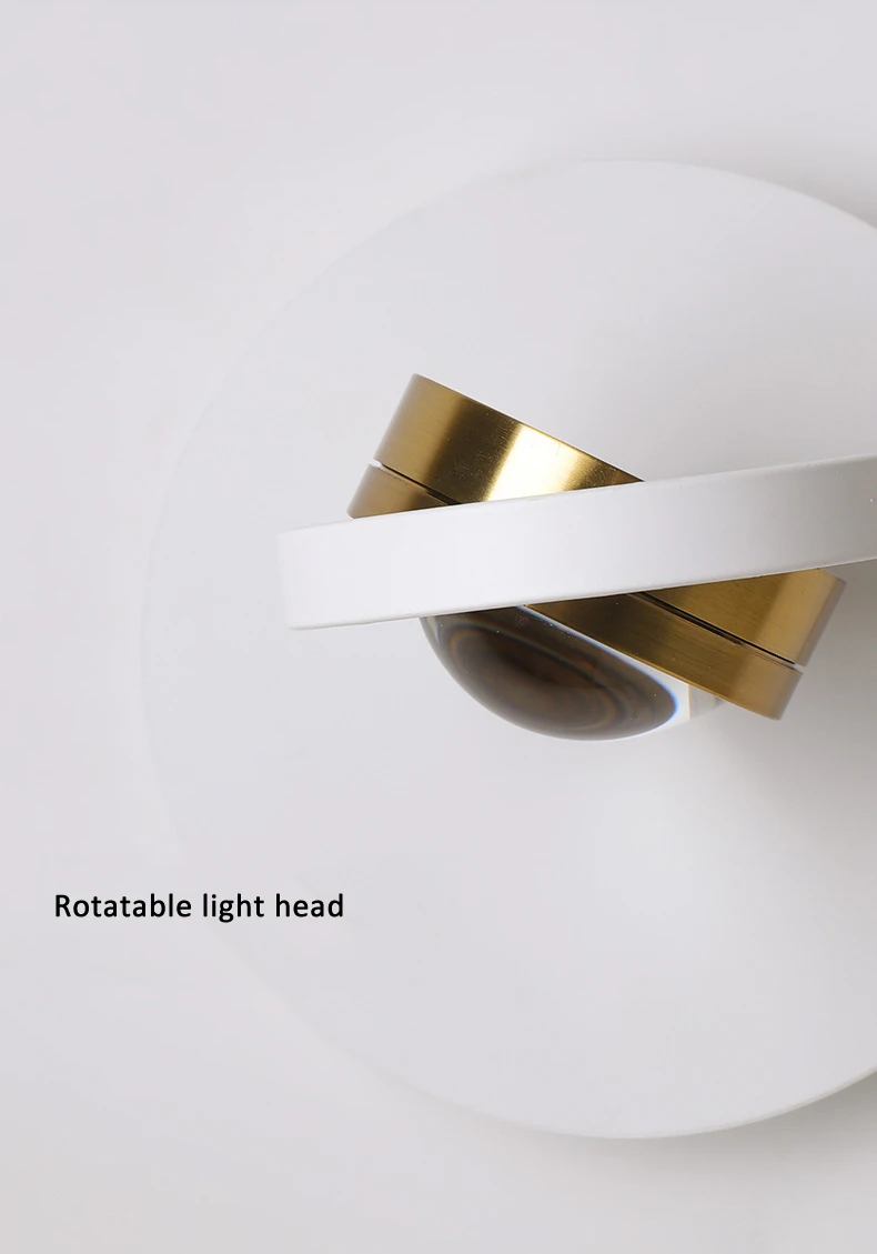 Cream Wind Wall Lamp Scandinavian Bedroom Bedside Lamp Hallway Aisle Wall Light Full Spectrum Eye Protection Wall Sconce