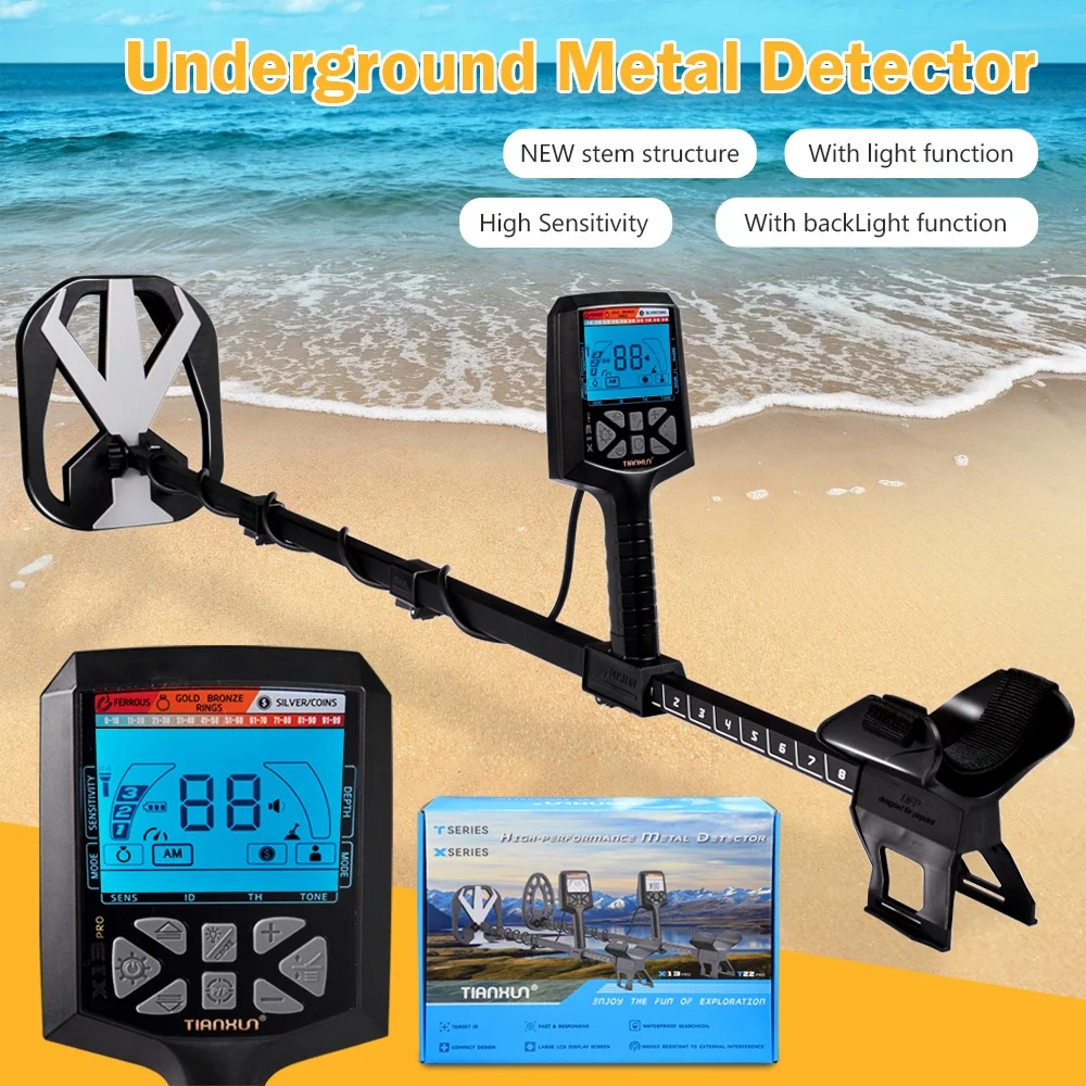 톈쉰 신형 최고급 금속탐지기 X13 PRO 전문가용 금속탐지기 금탐지기