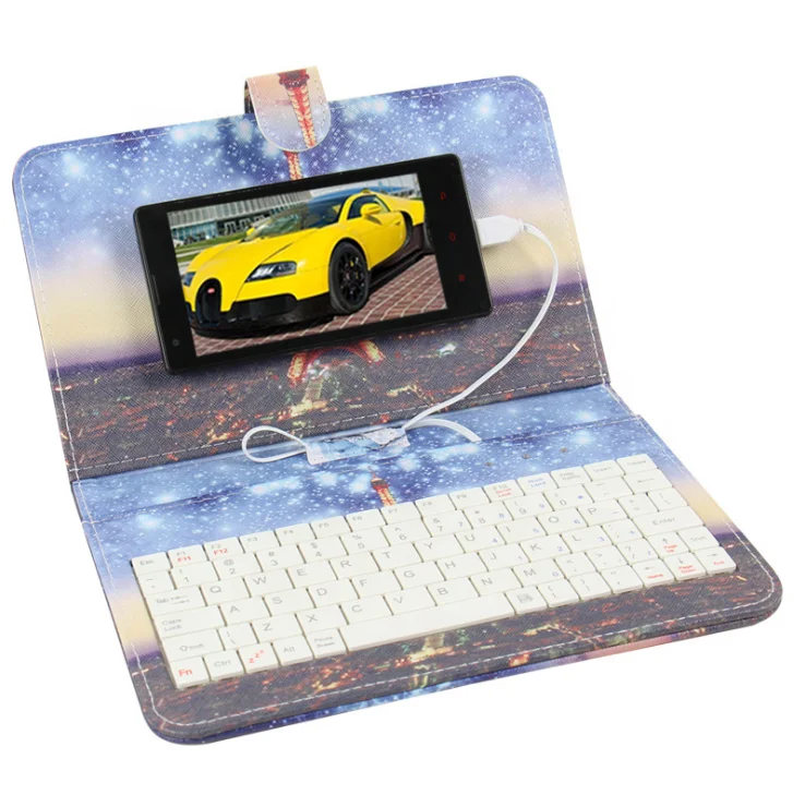 2024 Trending Product Custom Made Mobile Keyboard Case for Android Mobile Cell Phone Wired Keyboard Cover