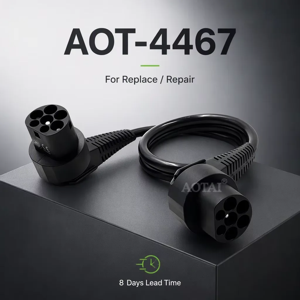 AOTAI Type 2 to GB/T EV Charging Extension Cable Charger for China EVs