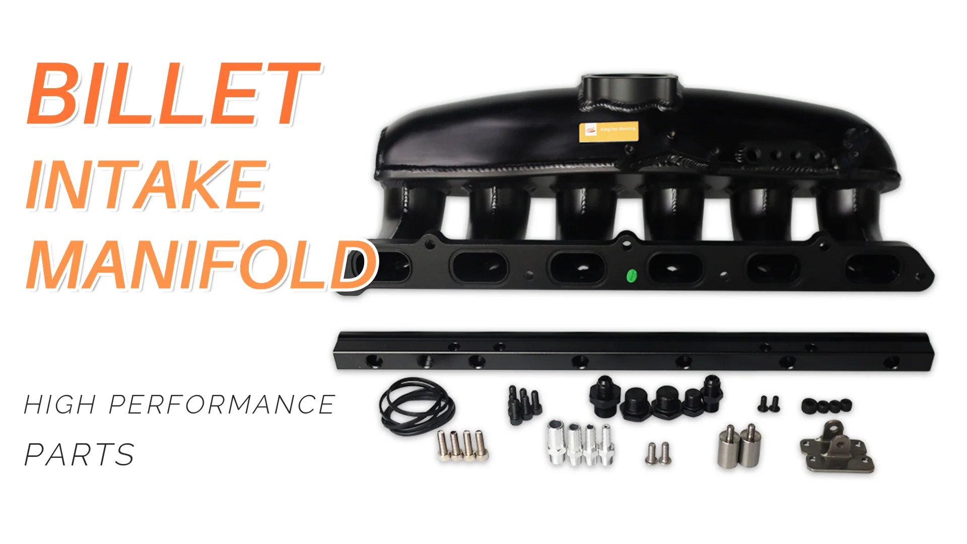 335i N54 B30 N54 Port Injection Intake Manifold Front Facing With Fuel