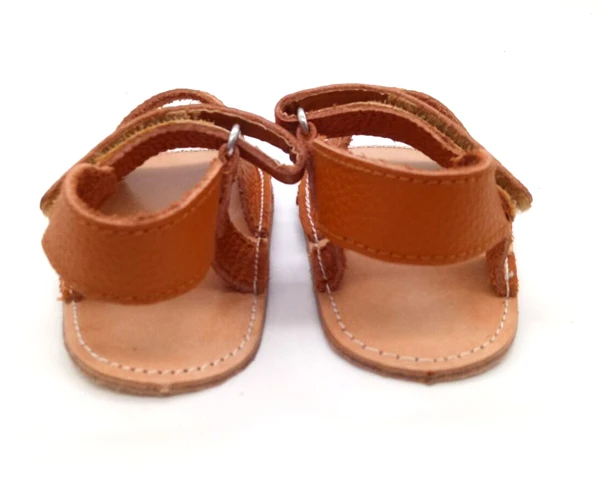 Сандалии для мальчиков из натуральной кожи на мягкой резиновой подошве от китайского производителя