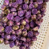 Alluring deep purple-side studs