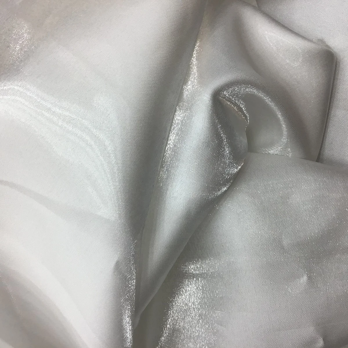 High-grade Crystal Silk Satin Dress Fabric Liquid Reflective Metallic  Future Luster Fashion Apparel Design Fabric 59 -  New Zealand