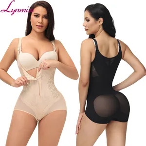 Fajas Shapewear Tummy Control Plus Size Shapewear Jumpsuit Bodysuit Side Zipper Body Fajas Para Mujer Colombianas
