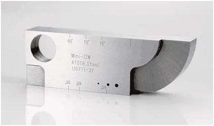 Ultrasonic Flaw Detector Calibration Gauge Blocks MINI IIW test Block on Sale Factory HUATEC