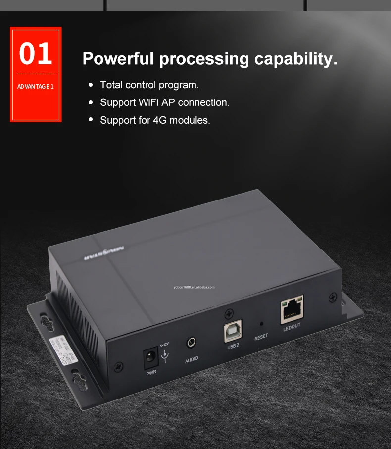 LED DISPLAY Control Card TB1 Wifi USB 4G NovaStar LED Display Sender Box Nova Multimedia Player TB1