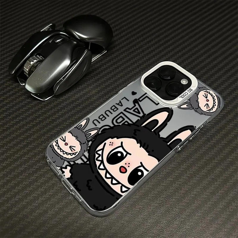 For iPhone 17 Air Cartoon Design Phone Case for iPhone 16 15 14 13 Pro 12 11 Pro Xs X XR Max Laser TPU Cases Cover-H493P1