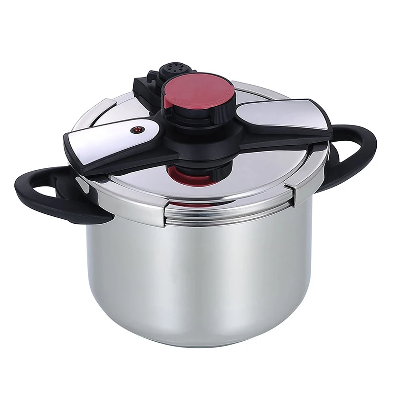 Automatic Self Locking 9.5-QT Pressure Cooker Olla De Presion W/Replaceable  Sealing Gasket 18/10 Stainless Steel