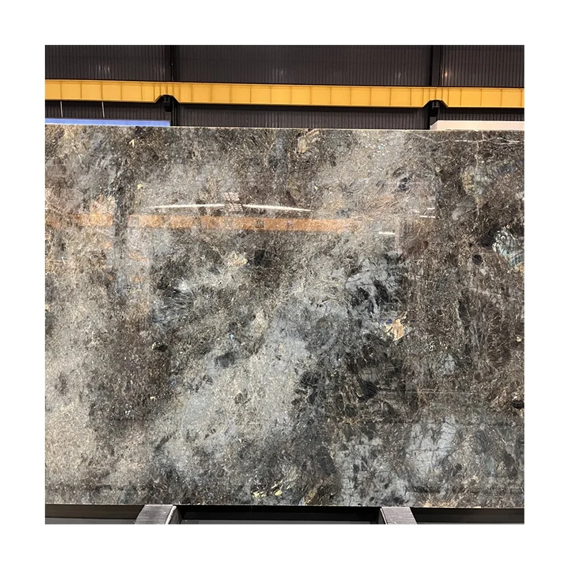 Розкішна природна лабрадоритова синя гранітна плита для кухонної робочої поверхні та інтер'єрного дизайну, сині кварцитні плитки для підлоги