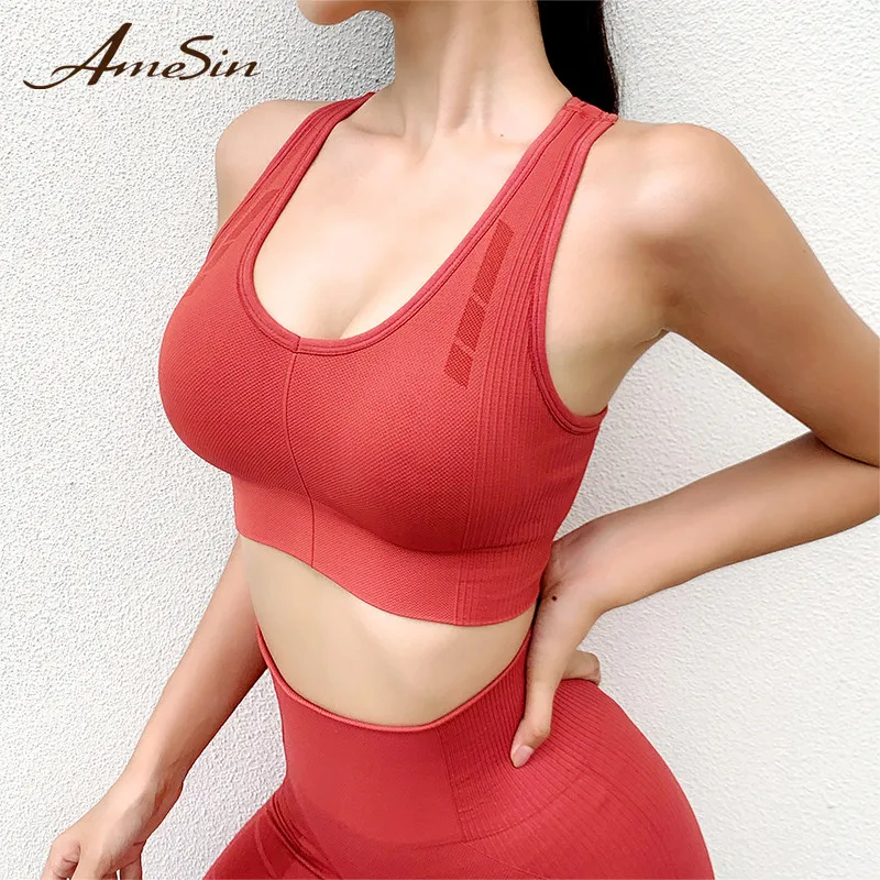 Padded Sports Bra Antimicrobial & Sweat Wicking Color Dry Blood