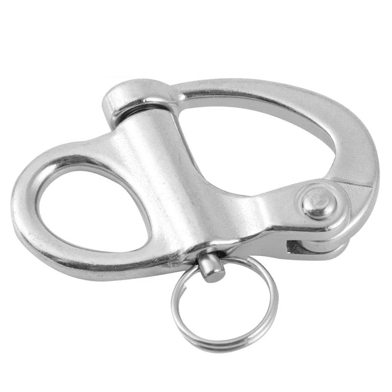 Hardware Quick Yacht Rigging Release With Round Ring Fixed Snap Quick