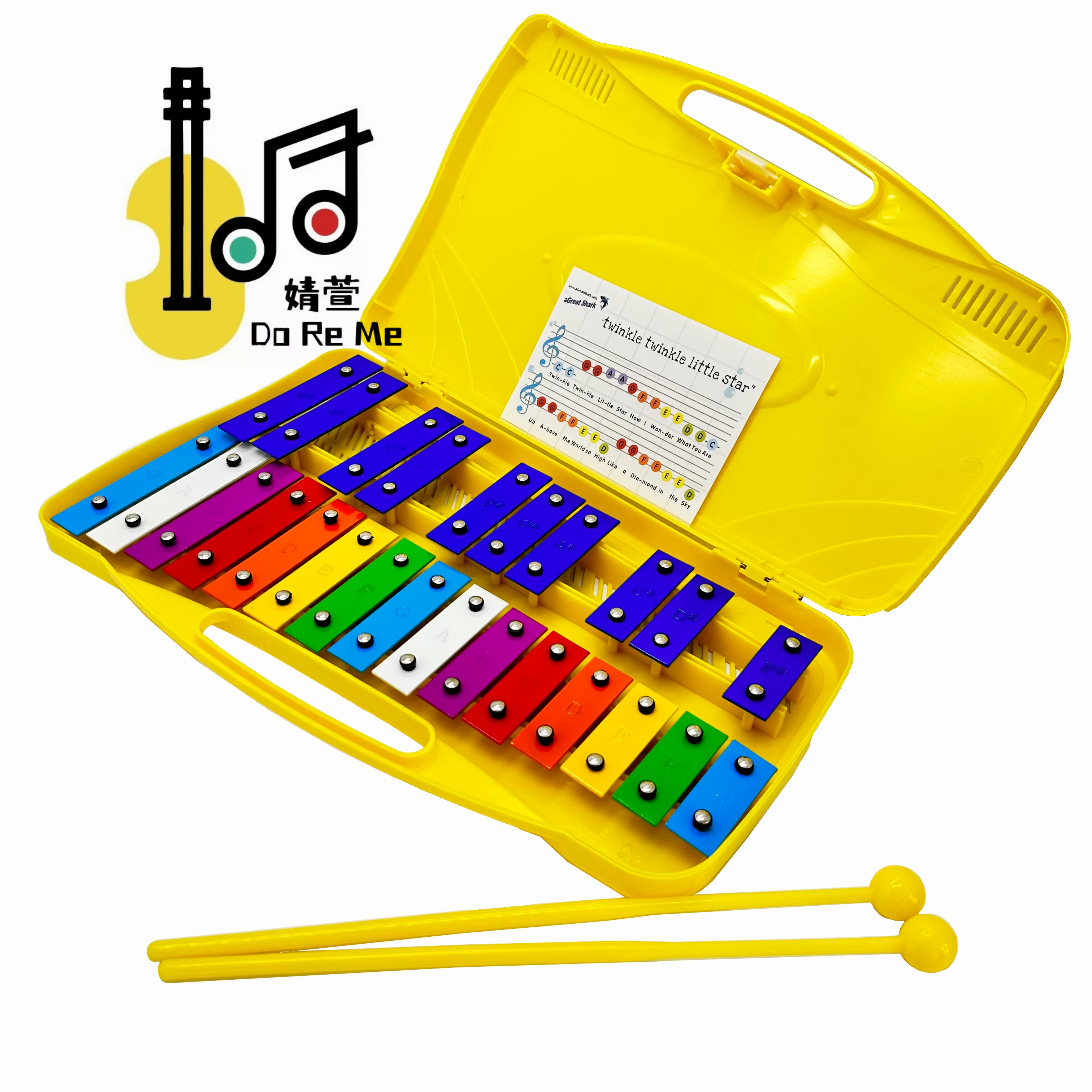 Instrumentos musicales de xilófono de percusión con materiales de madera,  juguetes de xilófono para niños, juego de campanas profesionales