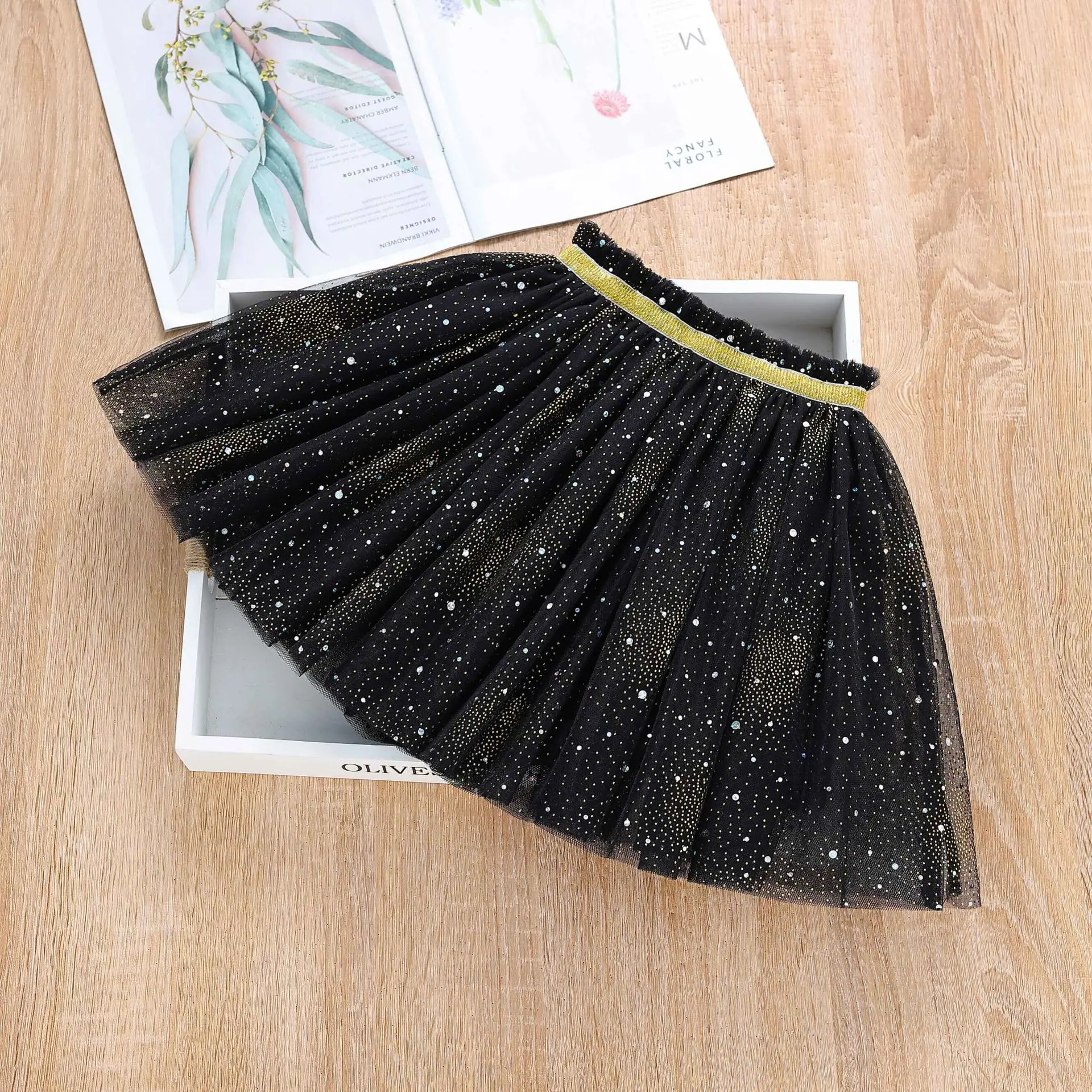 Latest Summer Tutu Skirts for Girls Kids Fluffy Tulle Mini Skirt