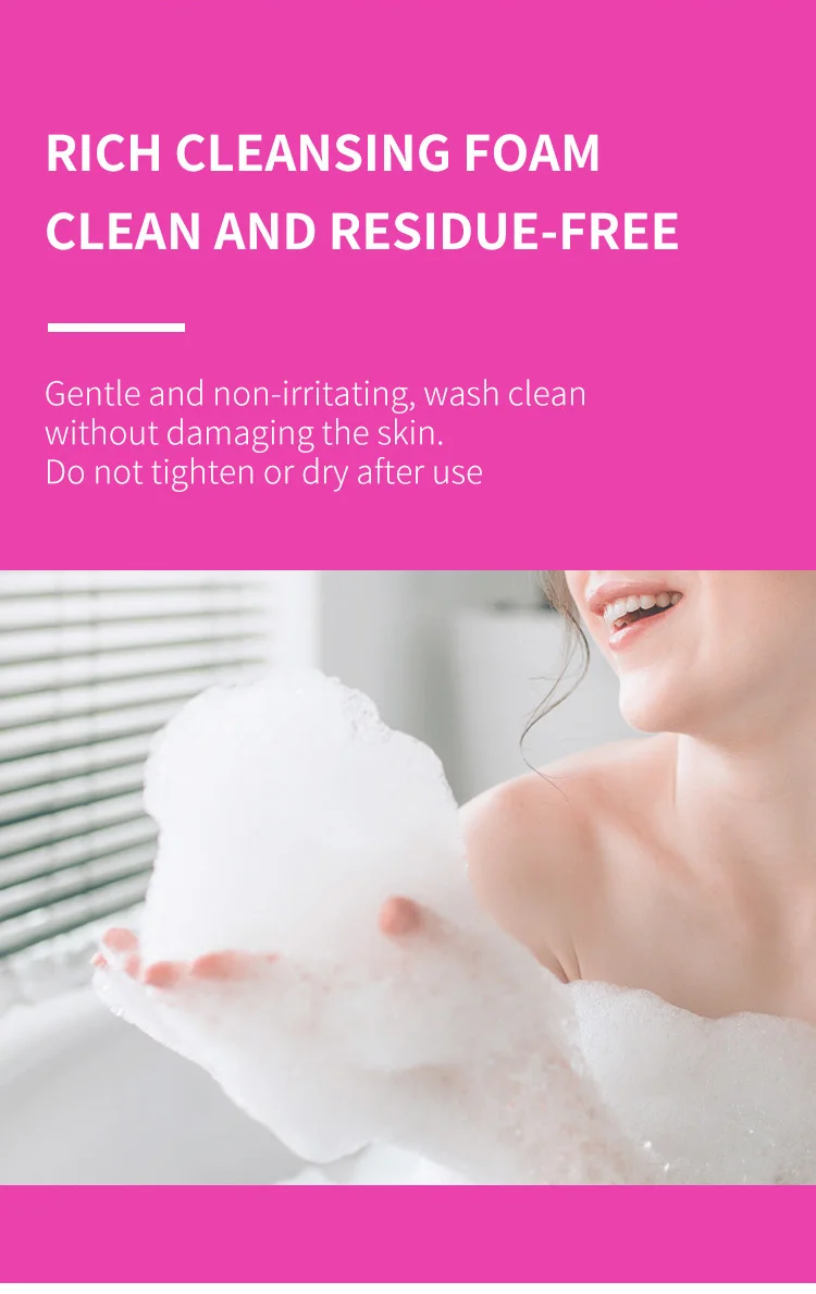 DR RASHEL Skin Care Products Deep Cleansing Fade Dark Spots Whitening Niacinamide Facial Cleanser