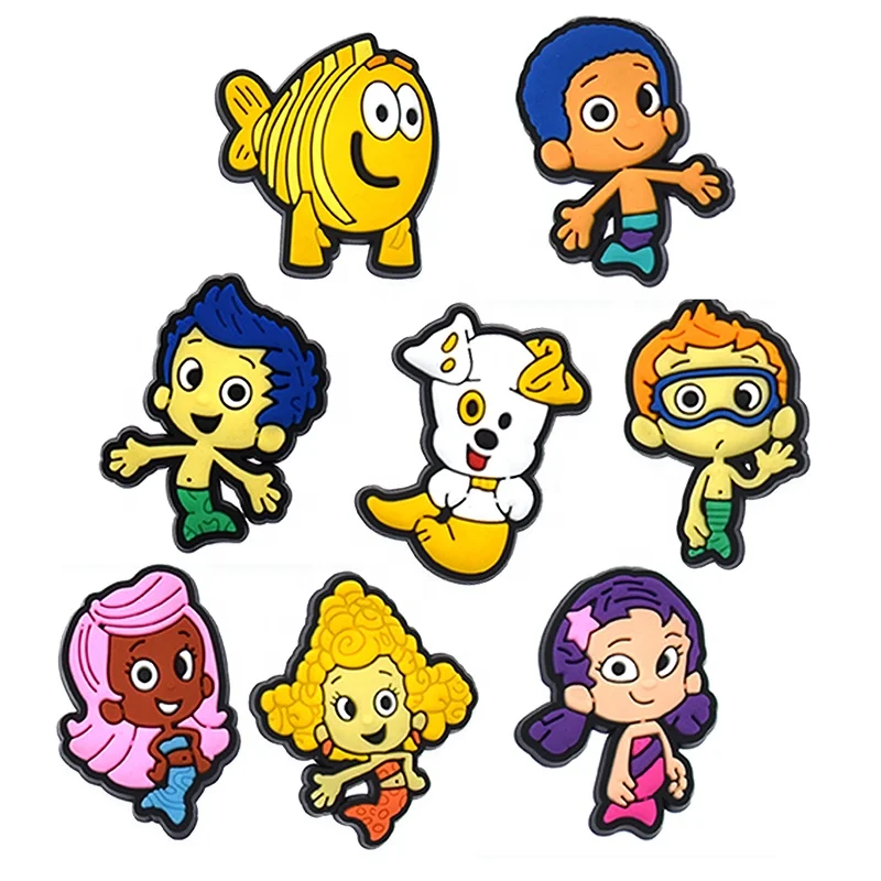 Bubble guppies 2025 croc charms