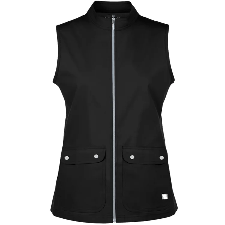 New Design Scrub Uniform Stretch Active Knit Panel Scrub Vest Medical Work Wear