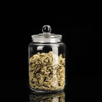 Wholesale Factory Supply Fashion Home Kitchen Storage Glass Jar Tea Coffee Sugar Mason Canister with Sealed Cover